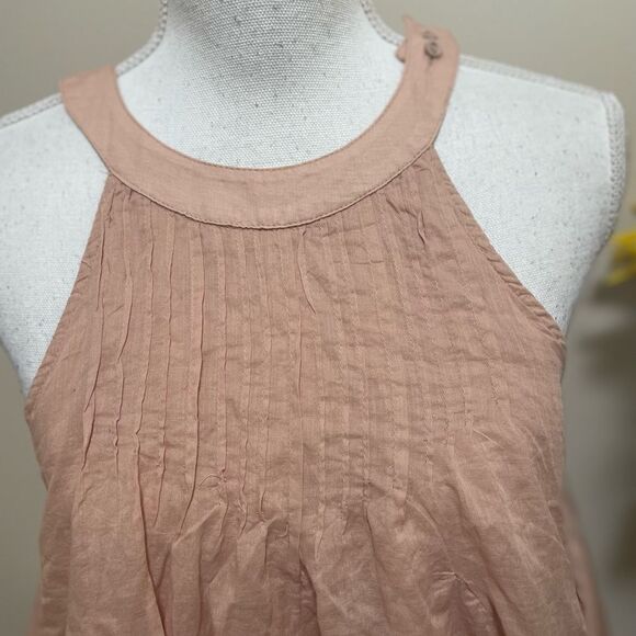 FREE PEOPLE LOVE LUCK PINTUCKED BABYDOLL SWINGY TANK TOP XS - Picture 5 of 11